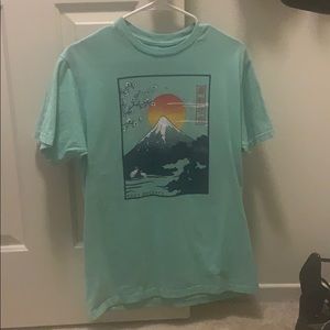 Green graphic t-shirt